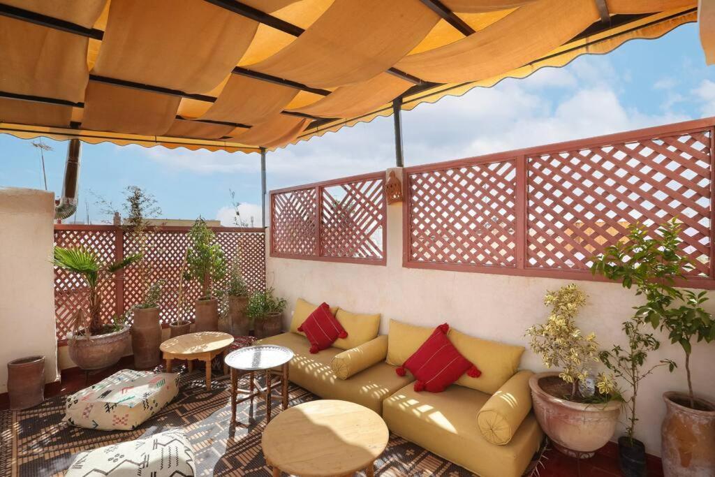 מרקש Riad El Khir En Centre Ville Rooftop Et Bassin מראה חיצוני תמונה