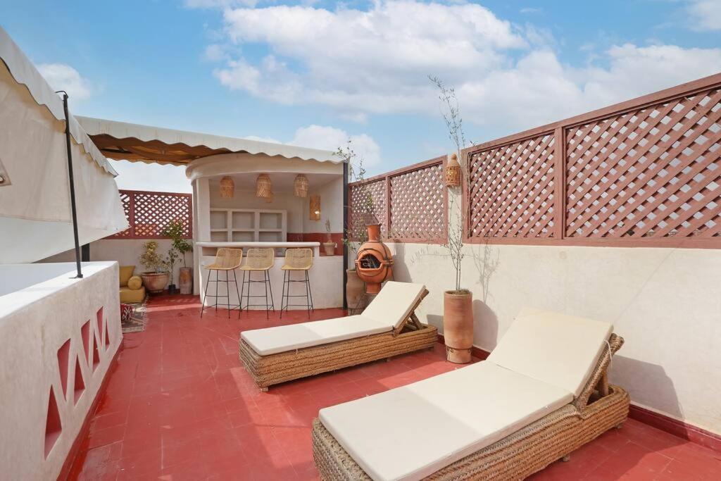 מרקש Riad El Khir En Centre Ville Rooftop Et Bassin מראה חיצוני תמונה