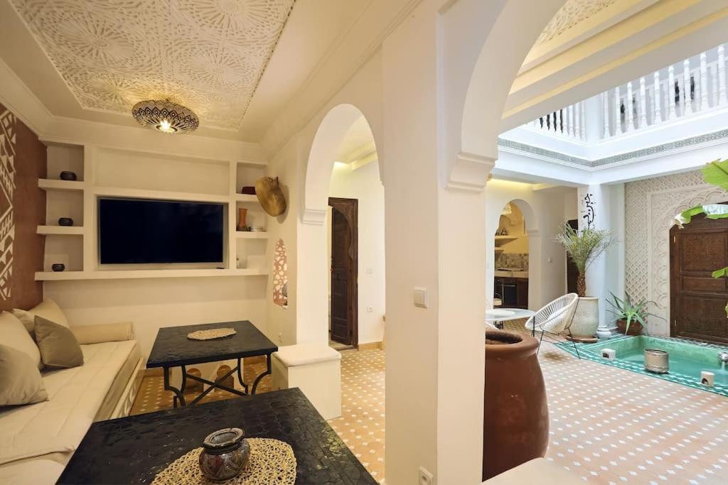 מרקש Riad El Khir En Centre Ville Rooftop Et Bassin מראה חיצוני תמונה